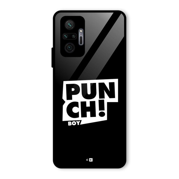 Punch Boy Glass Back Case for Redmi Note 10 Pro Max