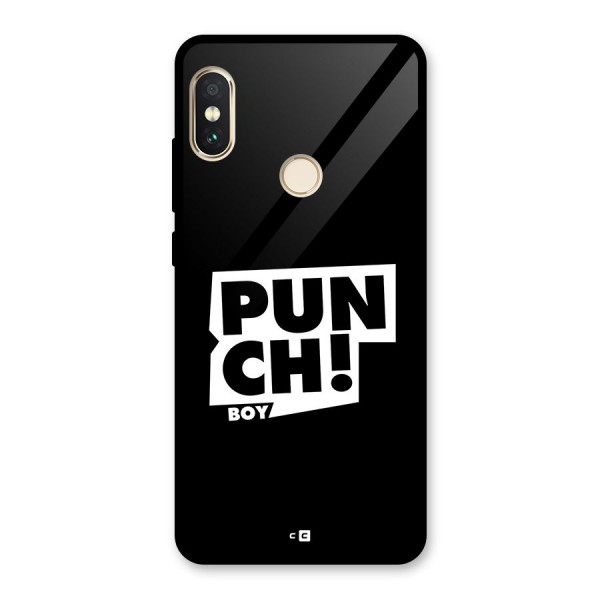 Punch Boy Glass Back Case for Redmi Note 5 Pro