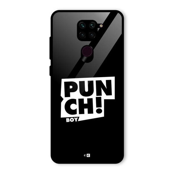 Punch Boy Glass Back Case for Redmi Note 9