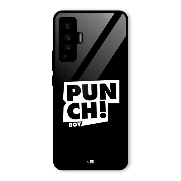 Punch Boy Glass Back Case for Vivo X50