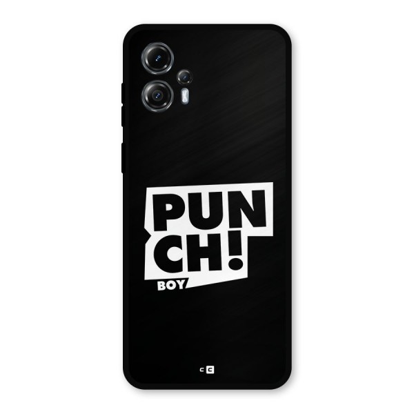 Punch Boy Metal Back Case for Moto G13