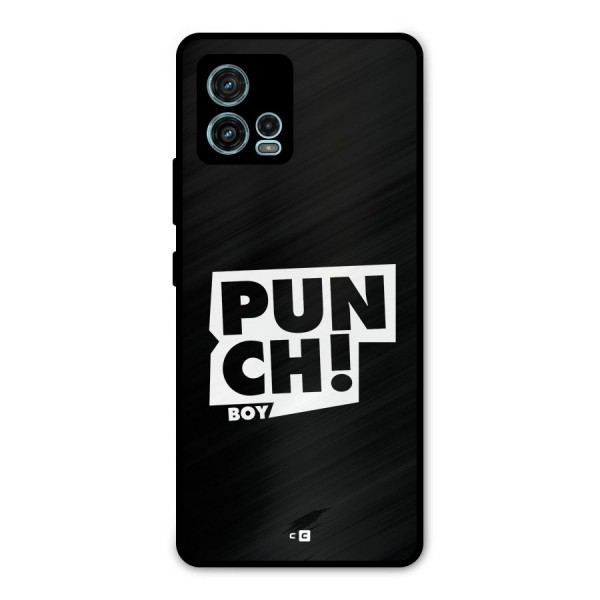 Punch Boy Metal Back Case for Moto G72