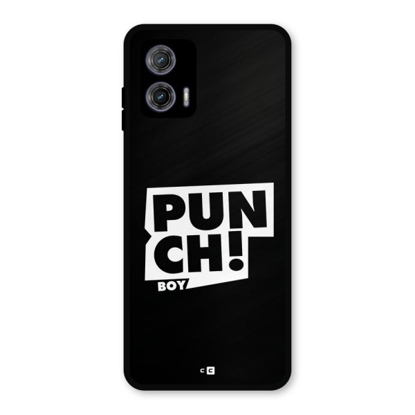 Punch Boy Metal Back Case for Moto G73