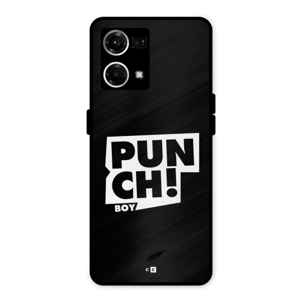 Punch Boy Metal Back Case for Oppo F21 Pro 4G
