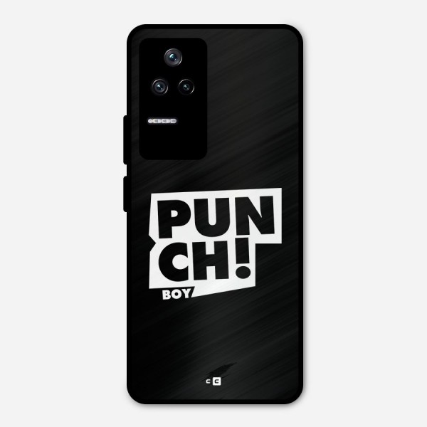 Punch Boy Metal Back Case for Poco F4 5G