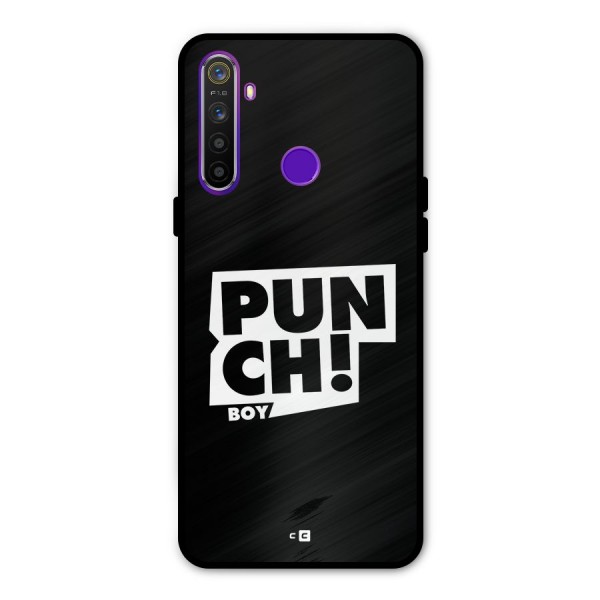 Punch Boy Metal Back Case for Realme Narzo 10