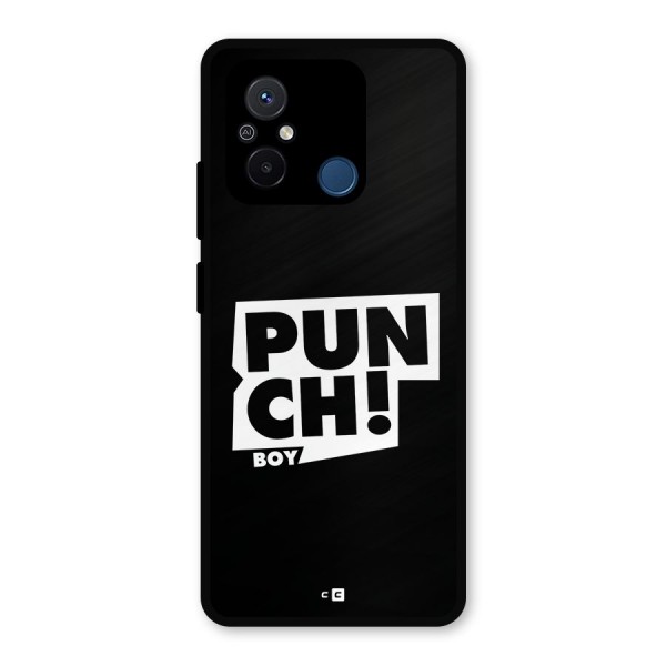 Punch Boy Metal Back Case for Redmi 12C