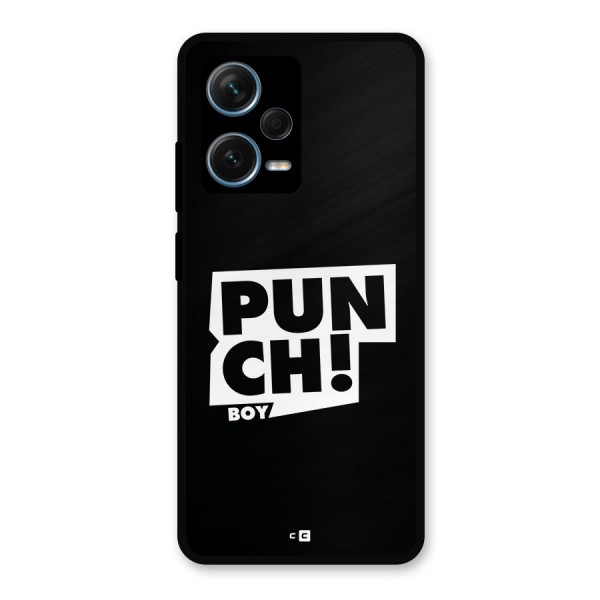 Punch Boy Metal Back Case for Redmi Note 12 Pro Plus 5G