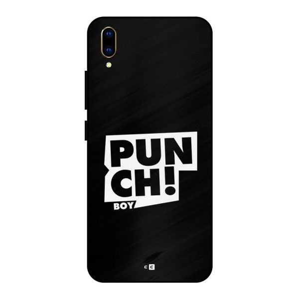 Punch Boy Metal Back Case for Vivo V11 Pro