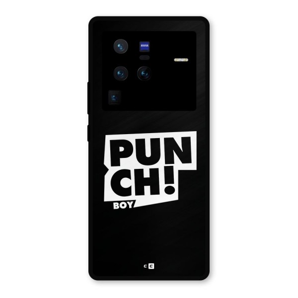 Punch Boy Metal Back Case for Vivo X80 Pro