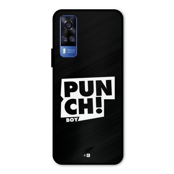 Punch Boy Metal Back Case for Vivo Y51A