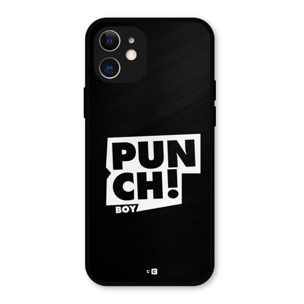 Punch Boy Metal Back Case for iPhone 12