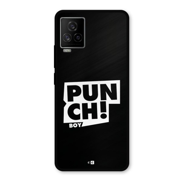 Punch Boy Metal Back Case for iQOO 7 Legend 5G