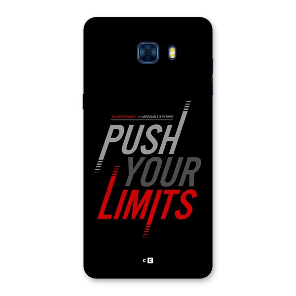 Push Your Limits Back Case for Galaxy C7 Pro
