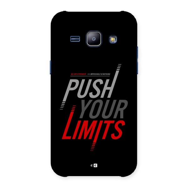 Push Your Limits Back Case for Galaxy J1