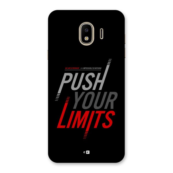 Push Your Limits Back Case for Galaxy J4