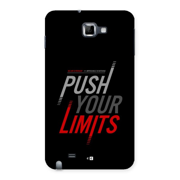 Push Your Limits Back Case for Galaxy Note