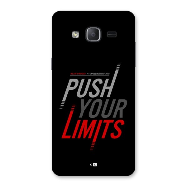 Push Your Limits Back Case for Galaxy On7 Pro
