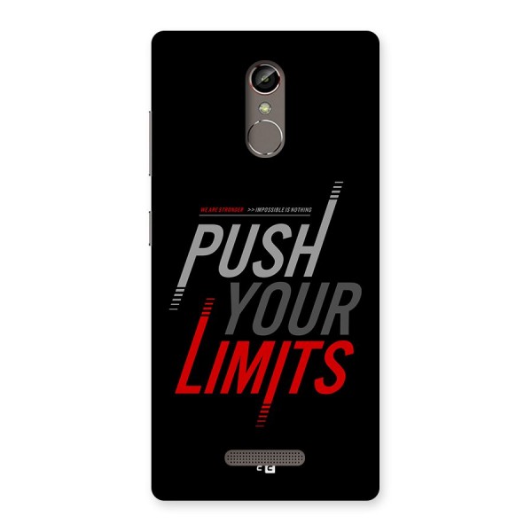 Push Your Limits Back Case for Gionee S6s