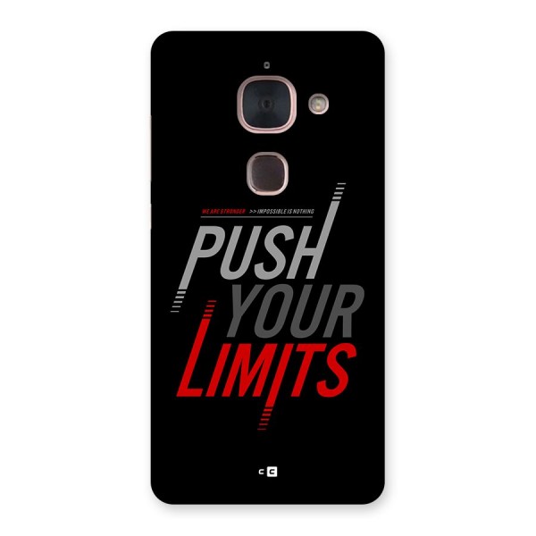 Push Your Limits Back Case for Le Max 2