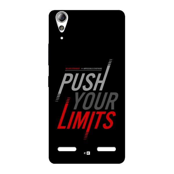 Push Your Limits Back Case for Lenovo A6000