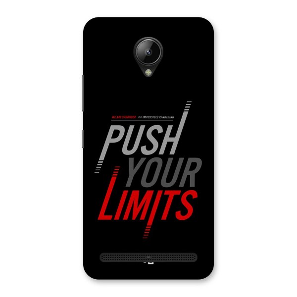 Push Your Limits Back Case for Lenovo C2