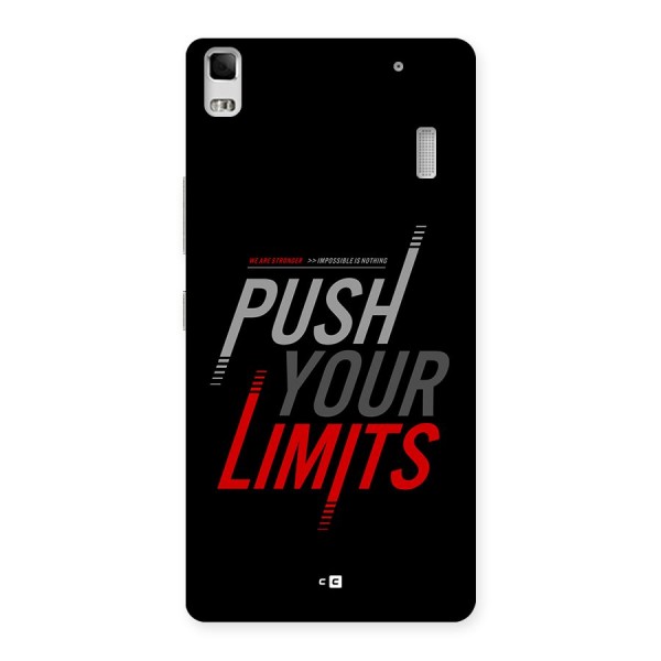 Push Your Limits Back Case for Lenovo K3 Note