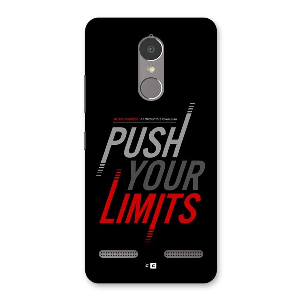 Push Your Limits Back Case for Lenovo K6