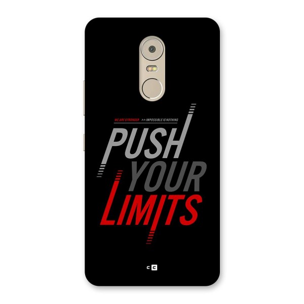 Push Your Limits Back Case for Lenovo K6 Note