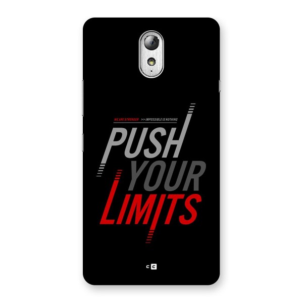 Push Your Limits Back Case for Lenovo Vibe P1M