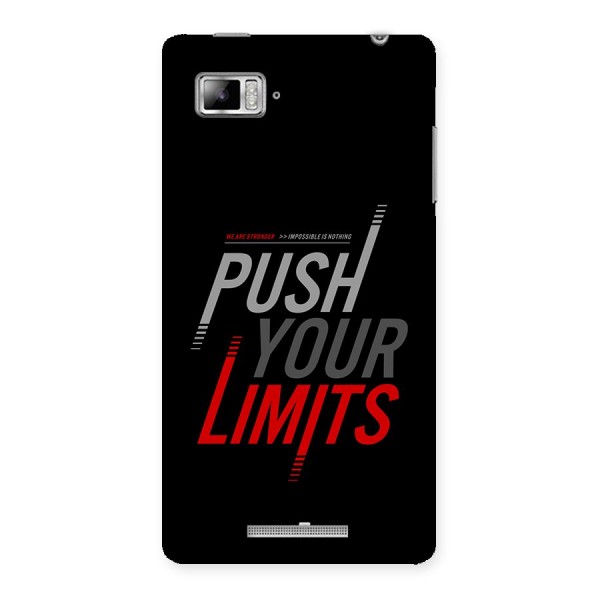 Push Your Limits Back Case for Lenovo Vibe Z K910