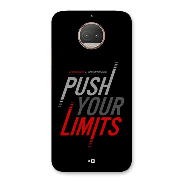 Push Your Limits Back Case for Moto G5s Plus