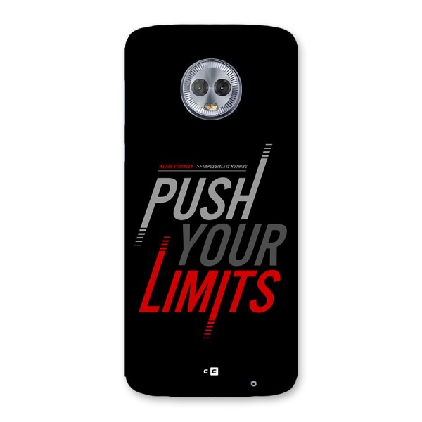 Push Your Limits Back Case for Moto G6 Plus