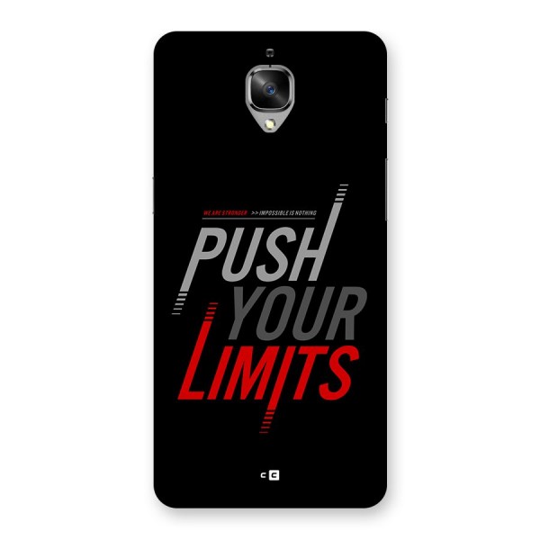Push Your Limits Back Case for OnePlus 3