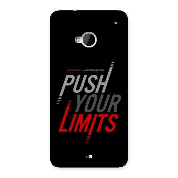 Push Your Limits Back Case for One M7 (Single Sim)