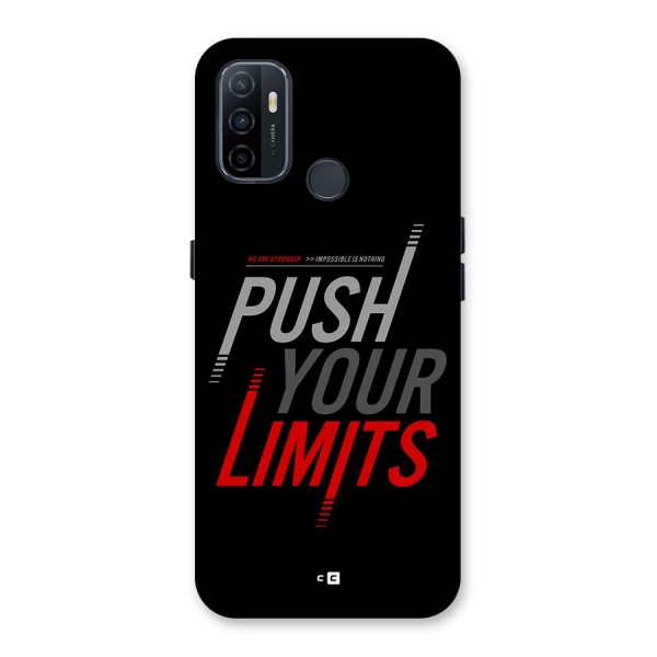 Push Your Limits Back Case for Oppo A33 (2020)