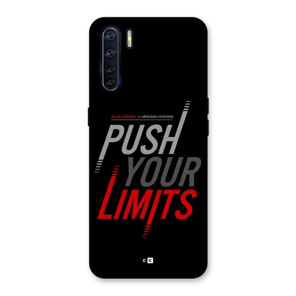 Push Your Limits Back Case for Oppo F15