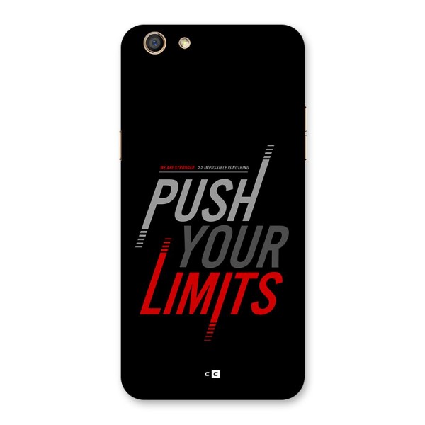 Push Your Limits Back Case for Oppo F3