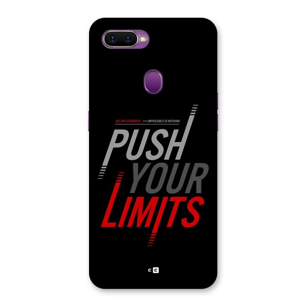 Push Your Limits Back Case for Oppo F9