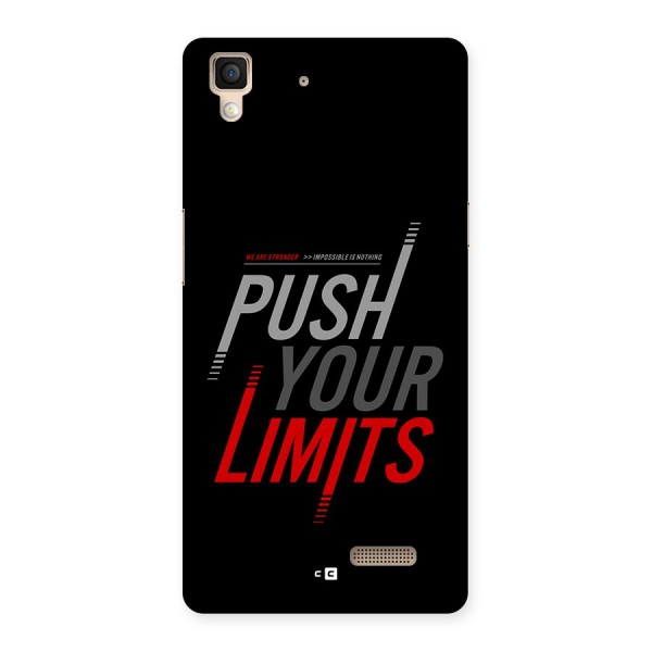 Push Your Limits Back Case for Oppo R7