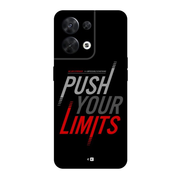 Push Your Limits Back Case for Oppo Reno8 5G