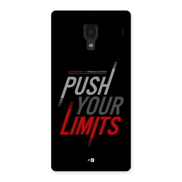 Push Your Limits Back Case for Redmi 1s