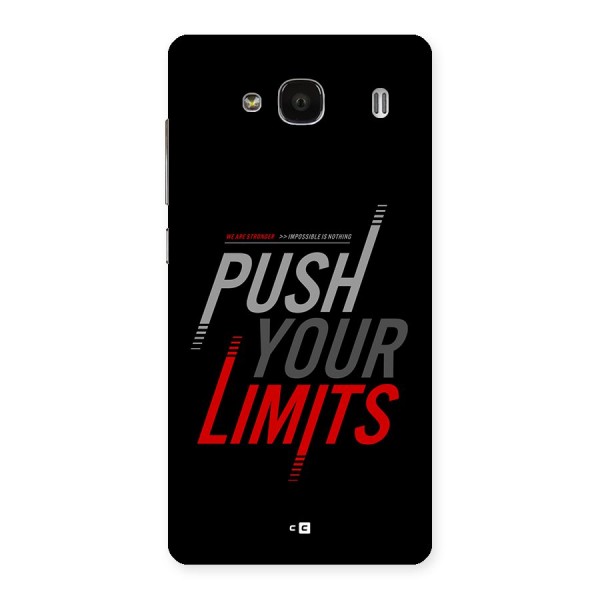 Push Your Limits Back Case for Redmi 2
