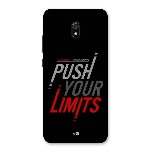 Push Your Limits Back Case for Redmi 8A