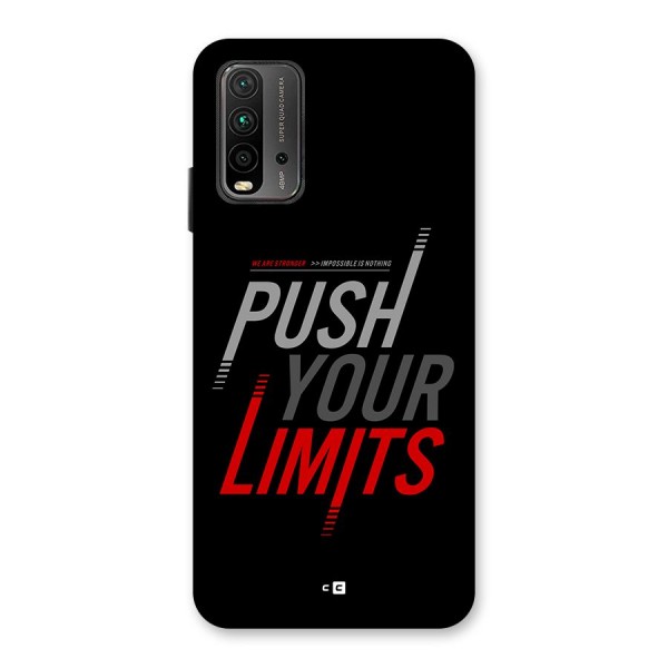 Push Your Limits Back Case for Redmi 9 Power