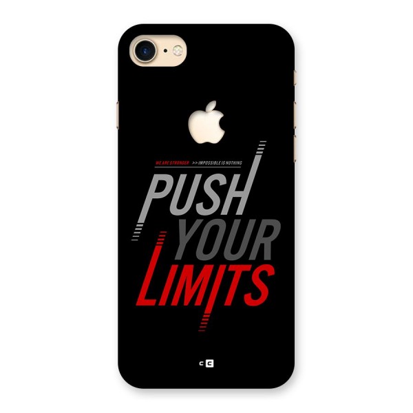 Push Your Limits Back Case for iPhone 7 Apple Cut