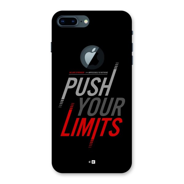 Push Your Limits Back Case for iPhone 7 Plus Logo Cut