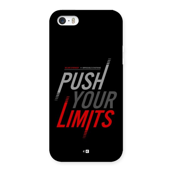 Push Your Limits Back Case for iPhone SE 2016