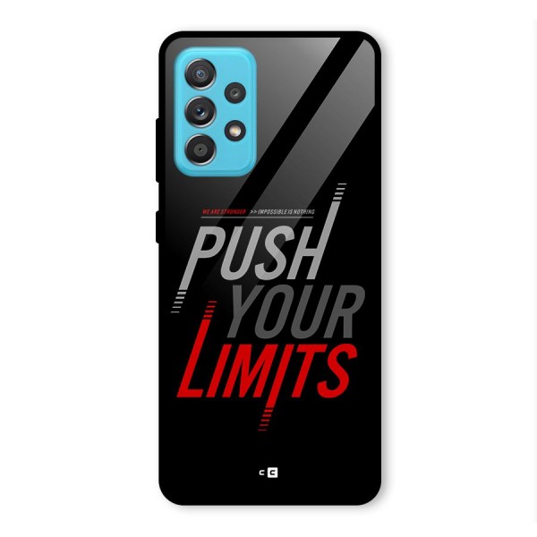 Push Your Limits Glass Back Case for Galaxy A52