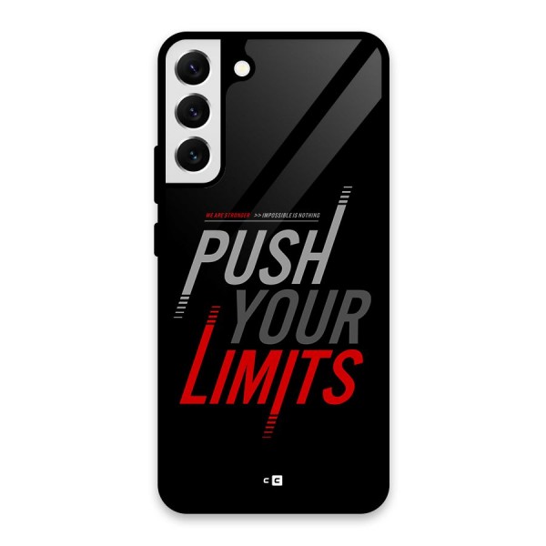 Push Your Limits Glass Back Case for Galaxy S22 Plus 5G